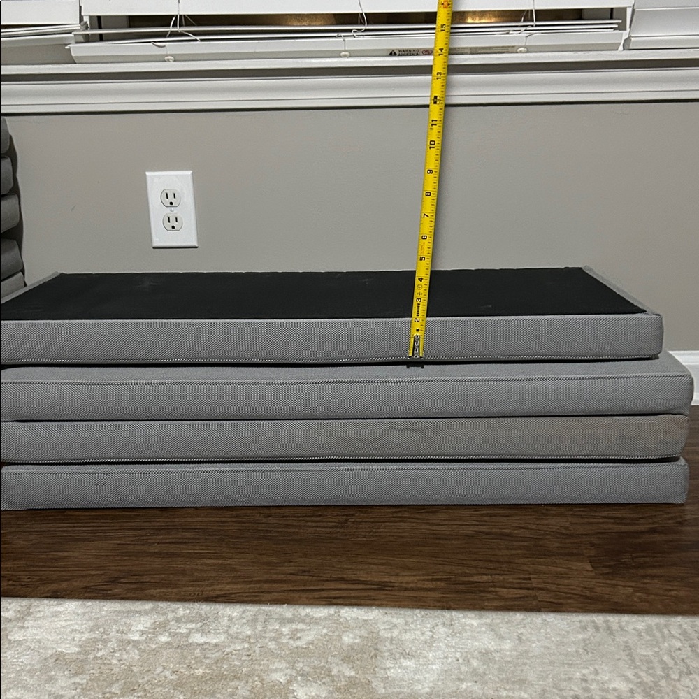 Gray Modular Sofa Cushions - Picture 4 of 4